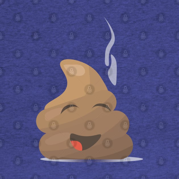 Funny Cute Poop Emoji by tatadonets